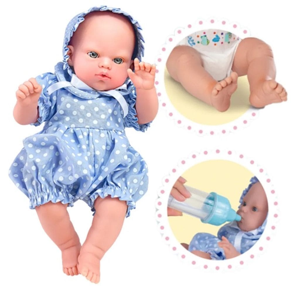 Boneca Babies Primeira Mamadeira Roma