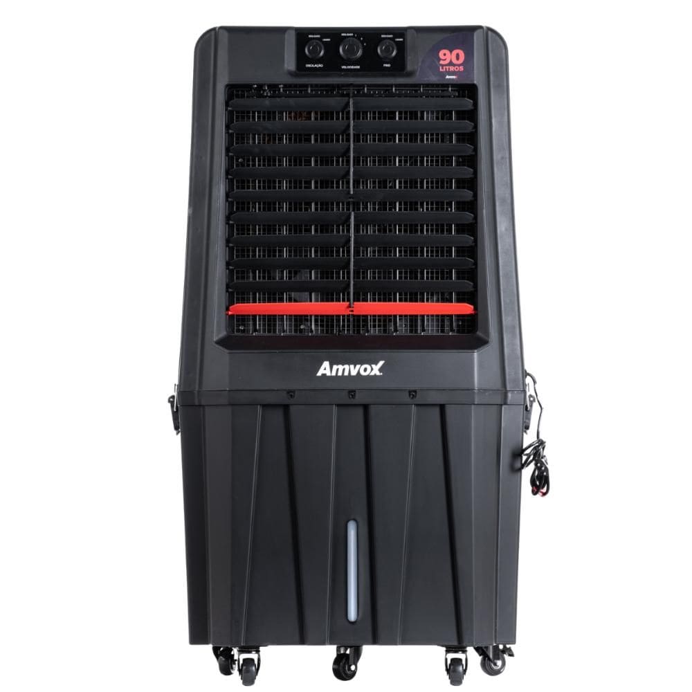 Climatizador de Ar Portátil 90 Litros Amvox ACL 9022 Preto 110V