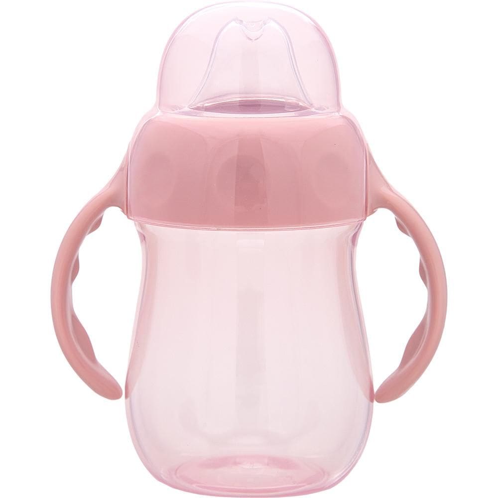 Copo de Treinamento Buba Com Alça Rosa