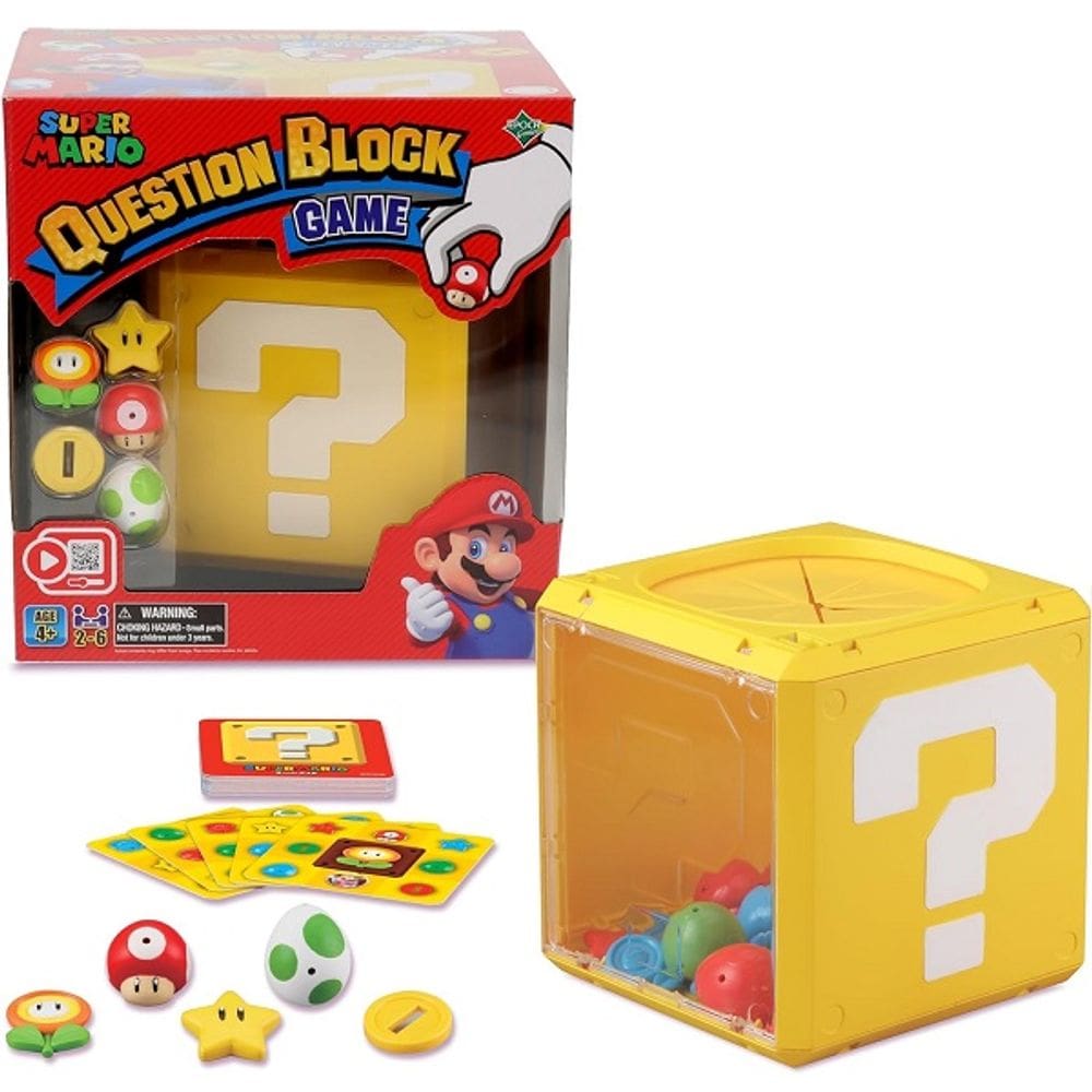 Jogo Super Mario Question BLOCK Game EPOCH Magia