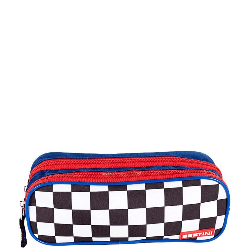 Estojo Escolar Sestini 2 Comp Y Racing Colorido