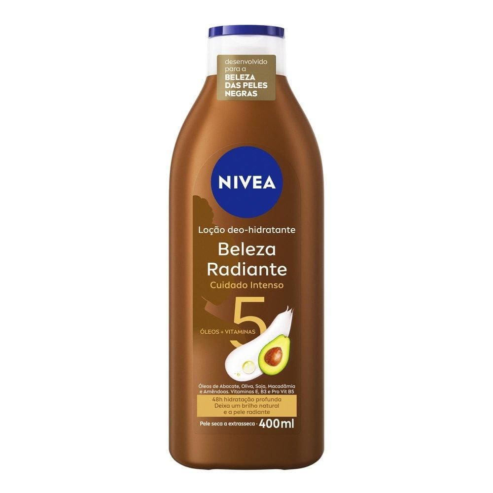 Desodorante Hidratante NIVEA Beleza Radiante Cuidado Intenso 400ml