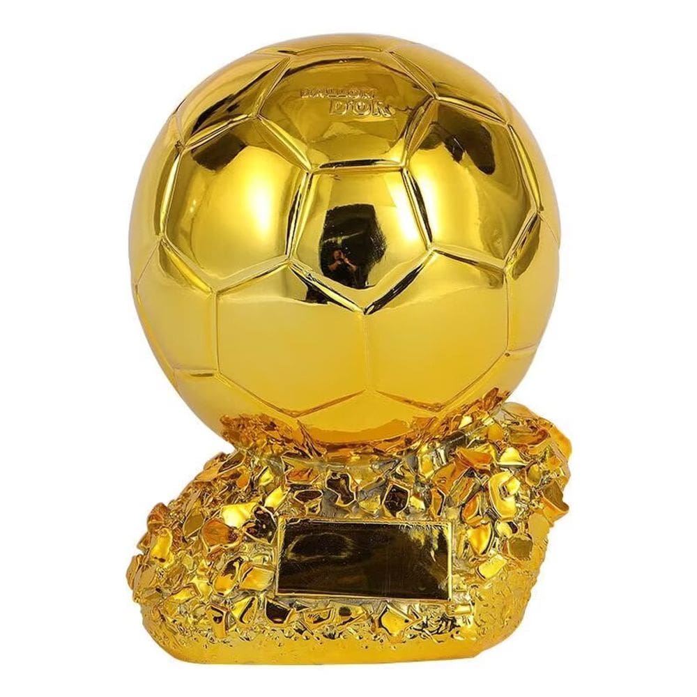 Ornamentos artesanais Football Ballon d`Or 20 cm de PVC de alta qualidade