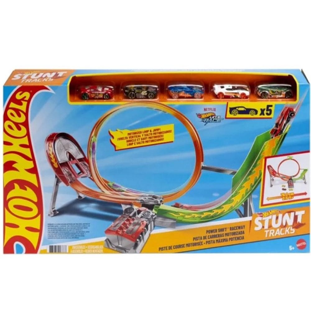 Hot Wheels Pista Power SHIFT STUNT TRACKS Mattel FCF18