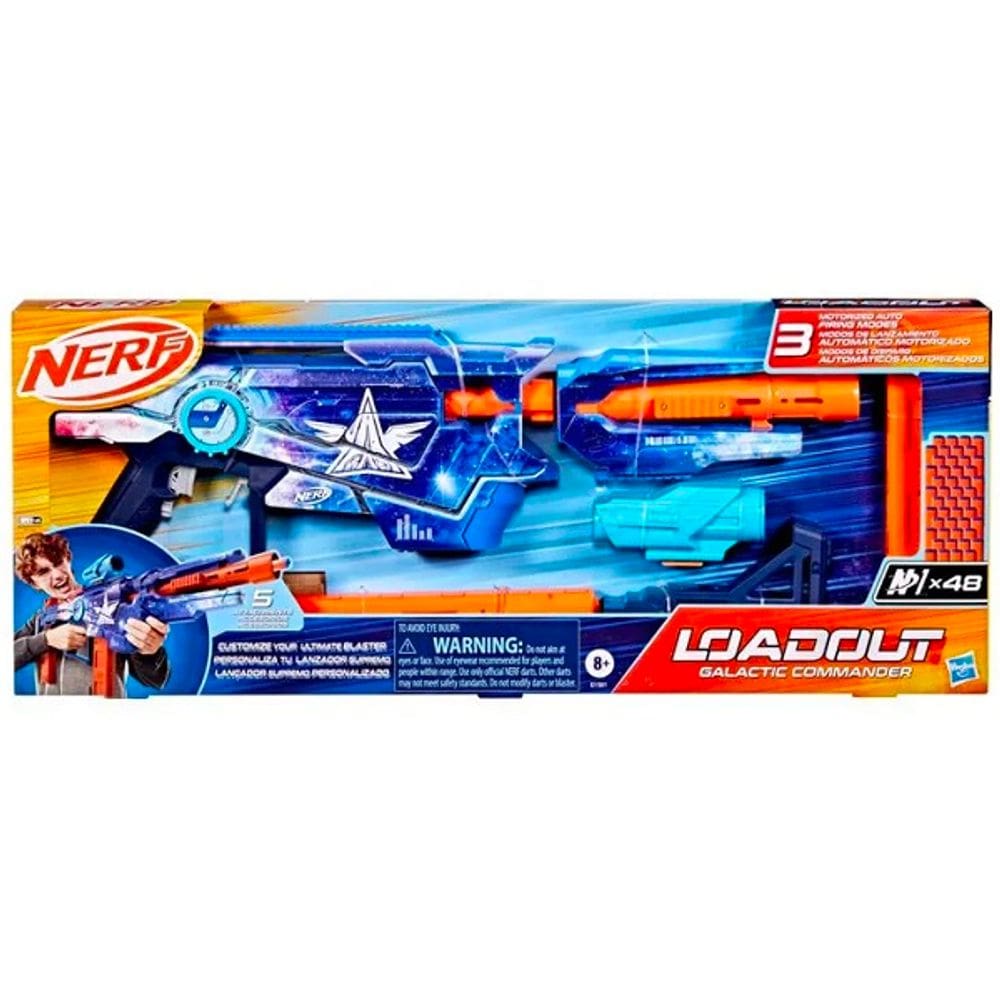 Lançador de Dardos NERF Loadout Galactic Commander Hasbro G1581
