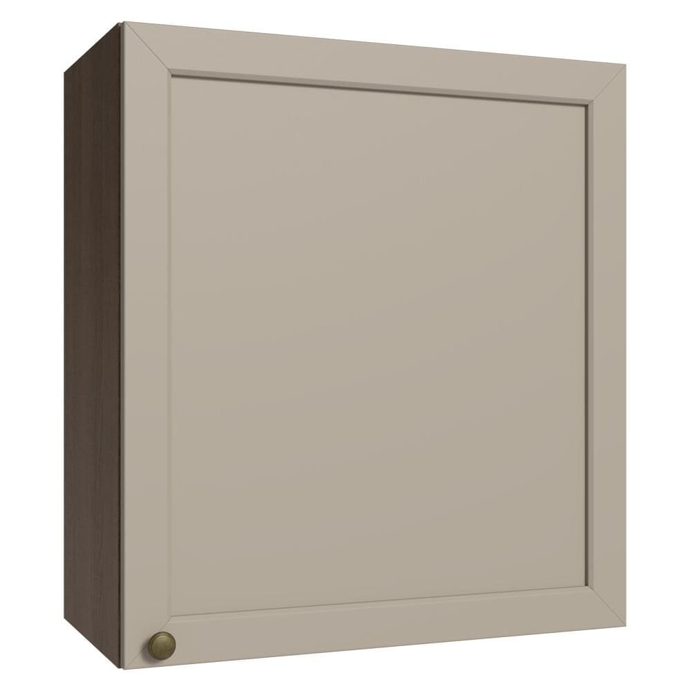 Armário Aéreo 60 cm 1 Porta Rustic/Crema Vik Madesa