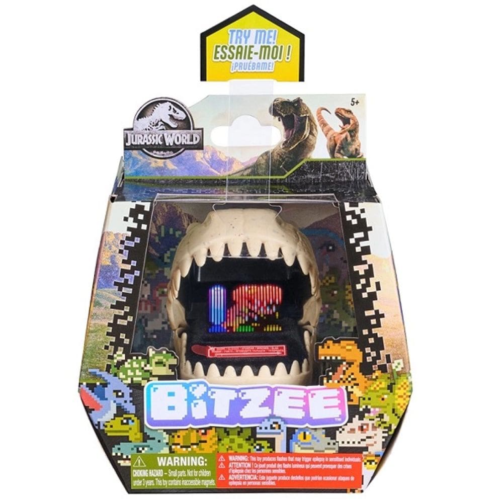 Bitzee PET Virtual Jurassic WORLD SUNNY Preto