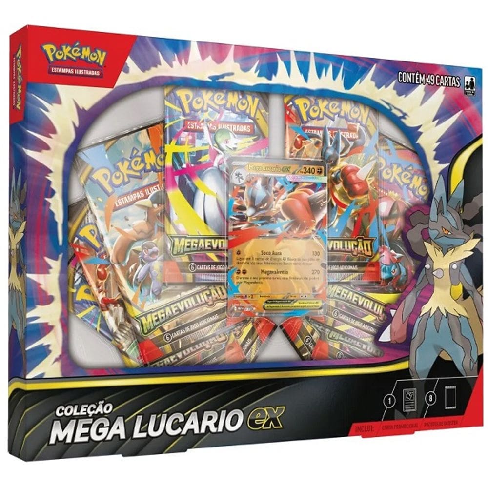 Pokemon BOX Mega Lucario EX Copag