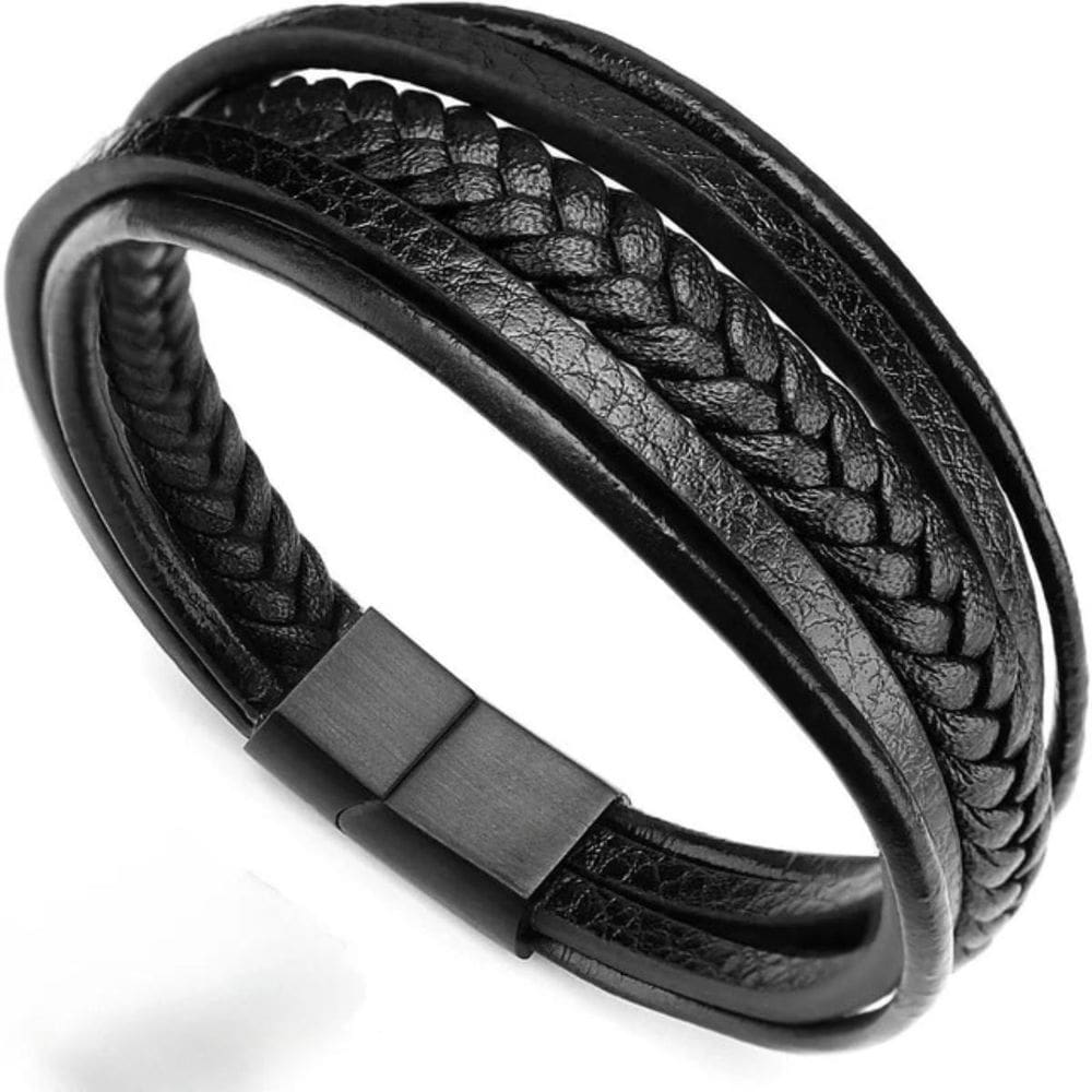 Pulseira com fecho magnético , trançado multicamadas