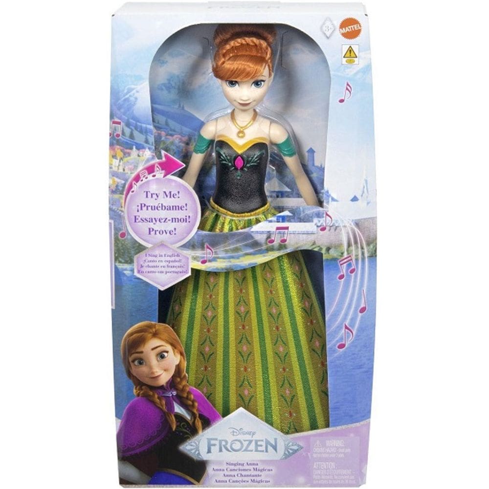 Boneca Frozen ANNA Cançoes Magicas Mattel JDX45