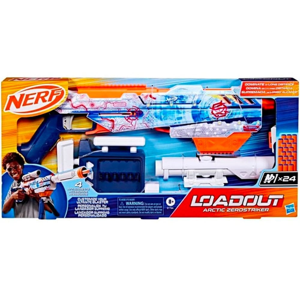 Lançador NERF Load OUT ARTIC Beast Hunter Hasbro G1764