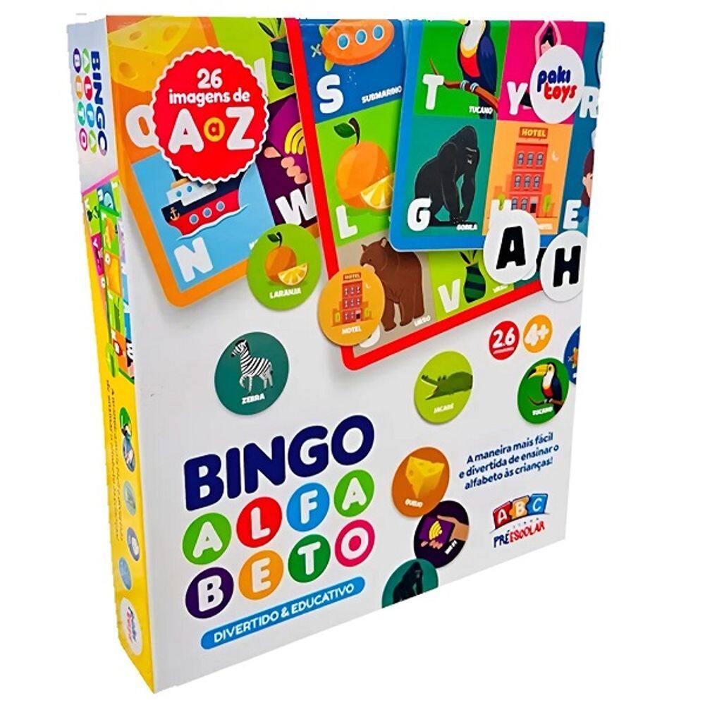 Jogo Alfabeto Bingo Pakitoys