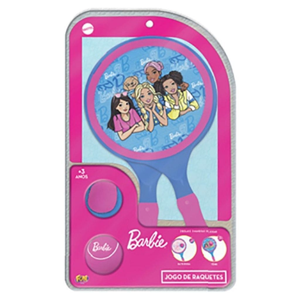 Jogo de Raquetes Barbie FUN