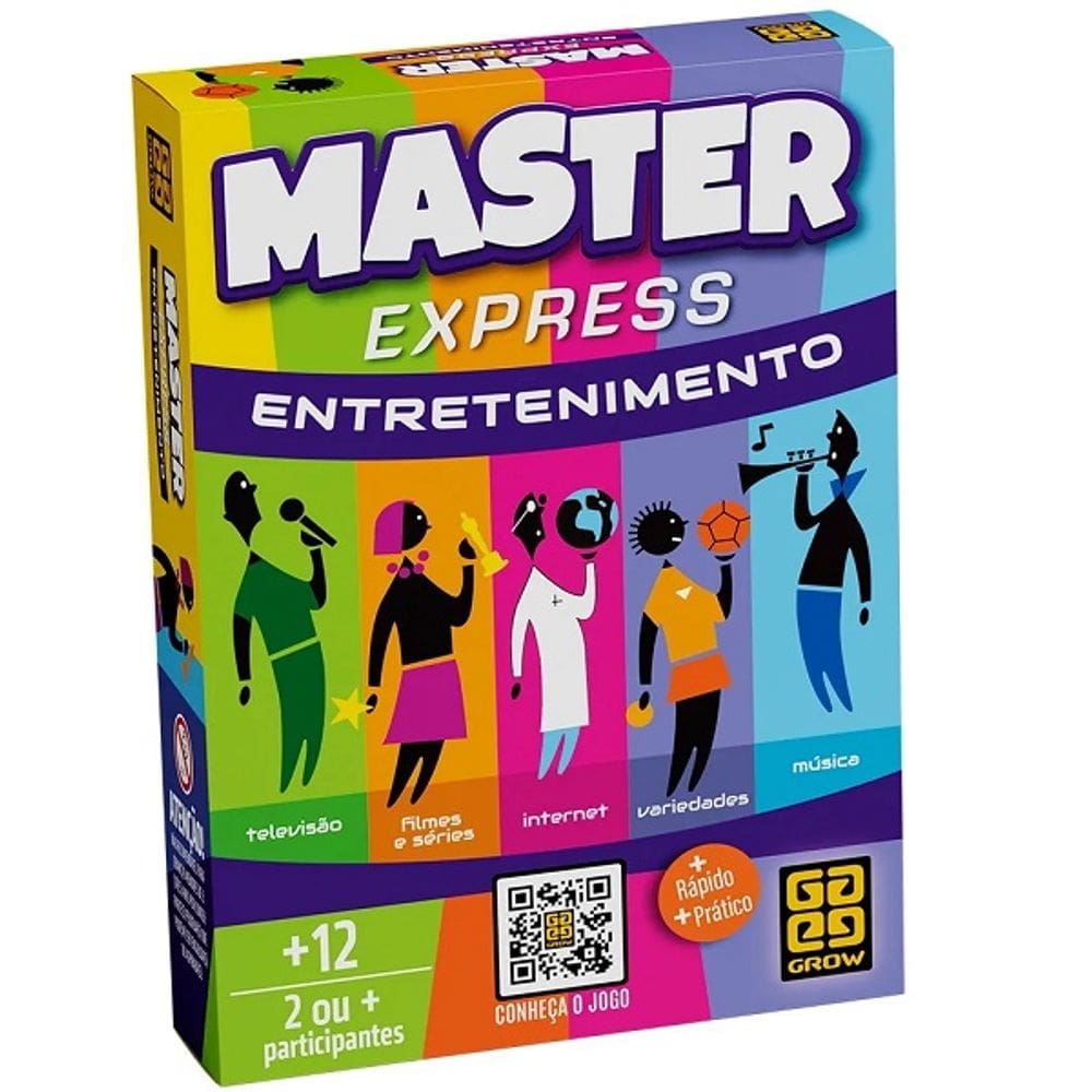 Jogo de Cartas Master EXPRESS Entretenimento GROW