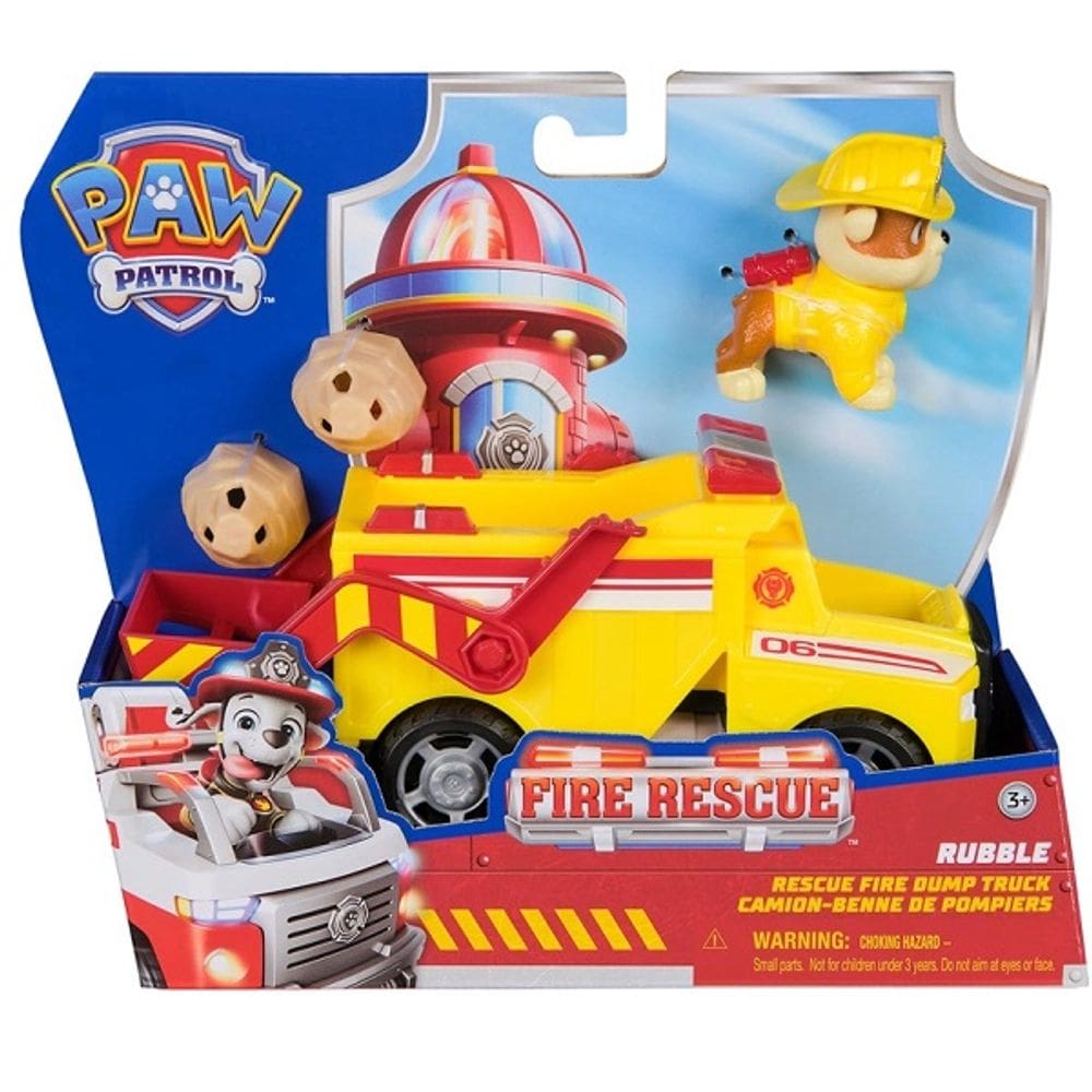 Patrulha Canina Veiculo Grande Rubble Fire Rescue SUNNY