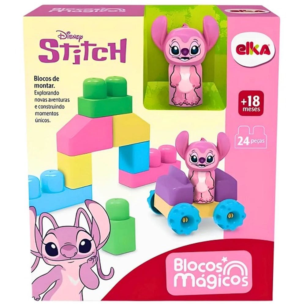 Brinquedo Infantil Blocos Magicos Disney ANGEL ELKA