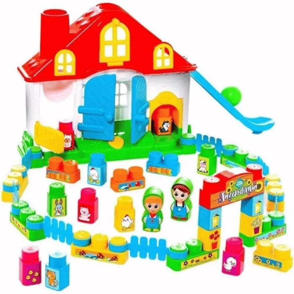 Blocos de Montar BABY LAND Fazendinha Cardoso