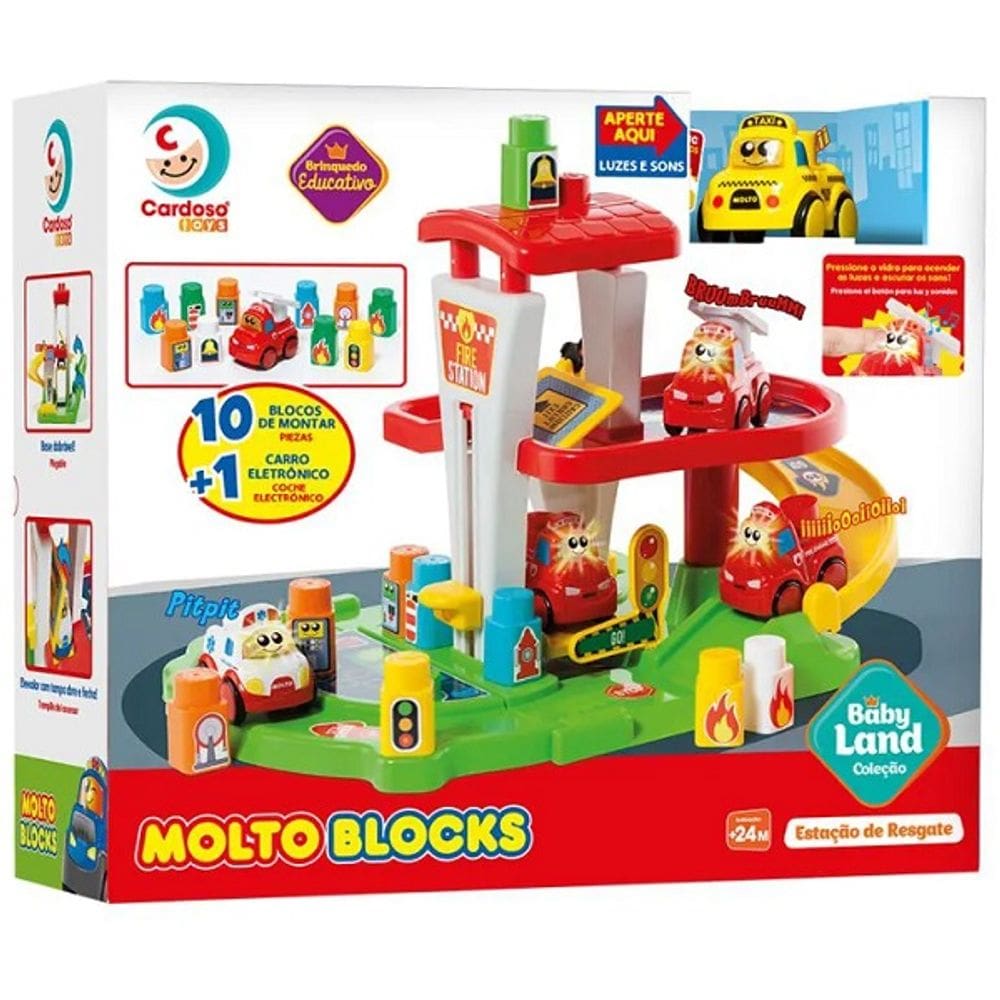 Baby LAND Estaçao de Resgate 10 Blocos Cardoso