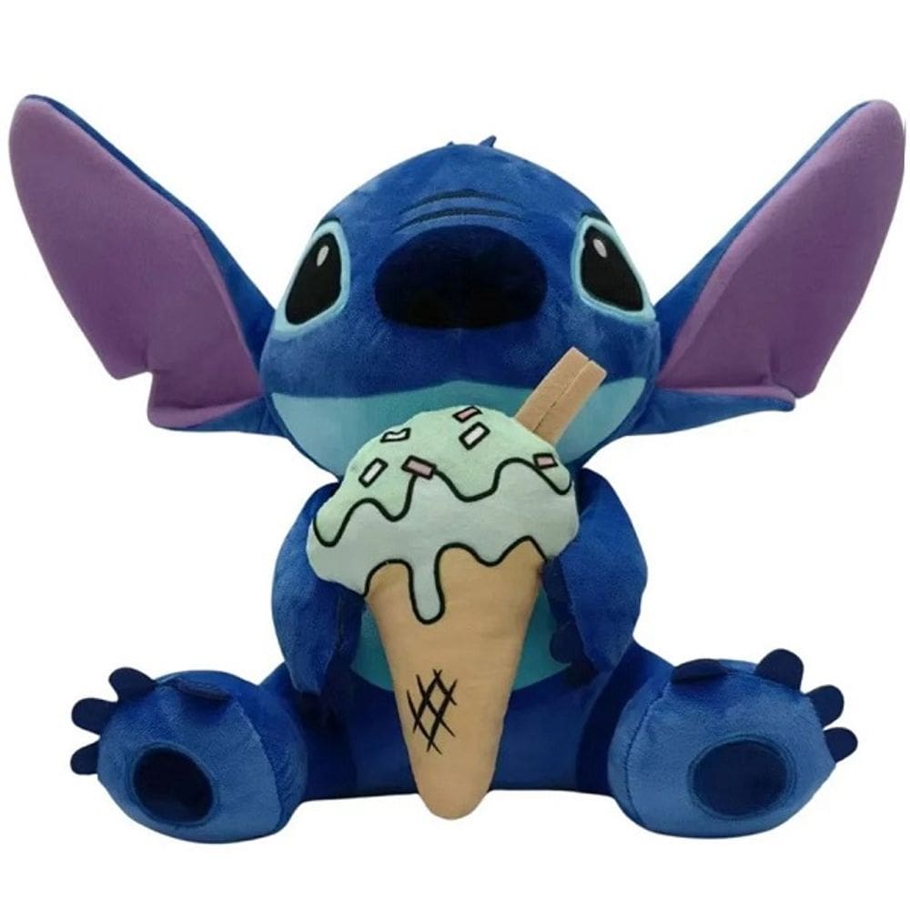 Pelucia Disney 30CM STITCH com Sorvete FUN
