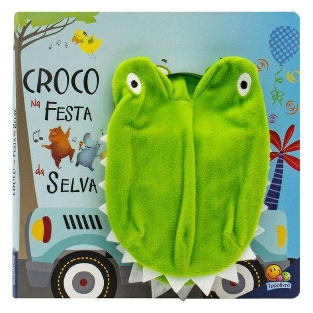 Fantoches Animados: Croco Na Festa Da Selva