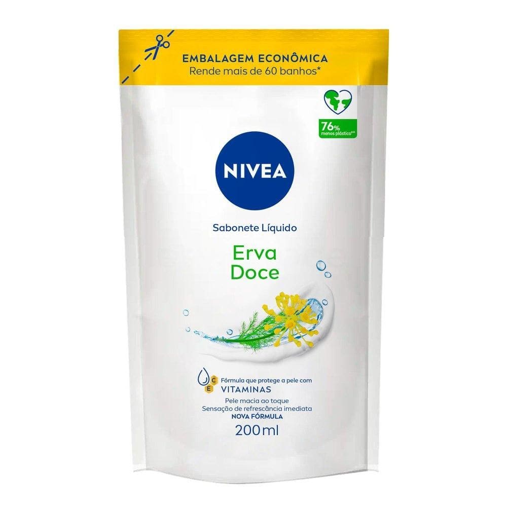 Sabonete Líquido NIVEA Erva Doce 200ml