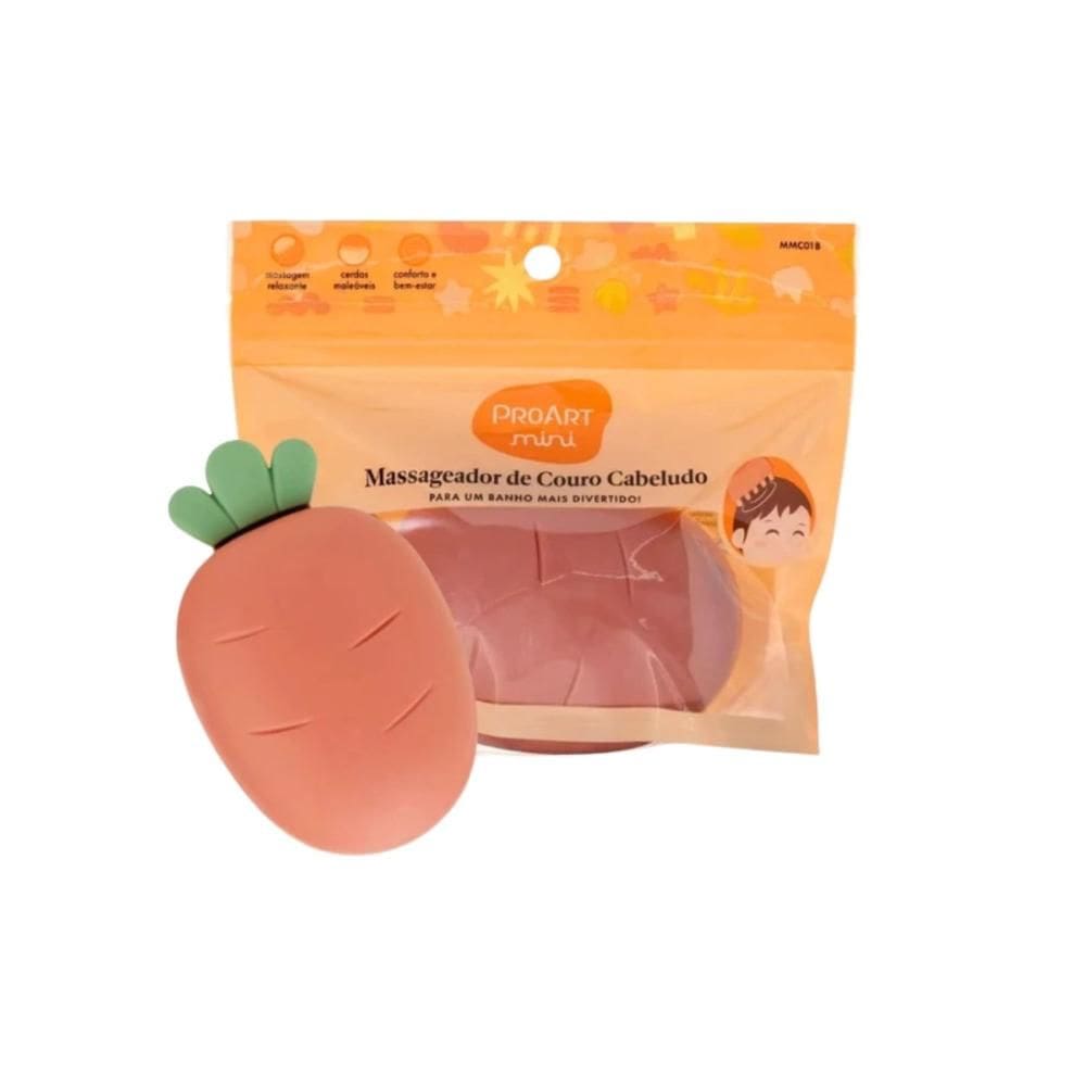 Massageador de Couro Cabeludo Infantil Proart Mini Para Banho Mm01b