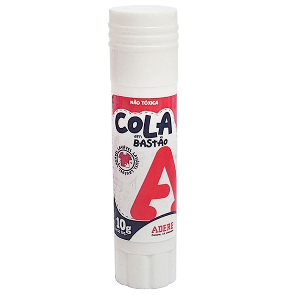 Cola Bastao Escolar Branca Adere 10G