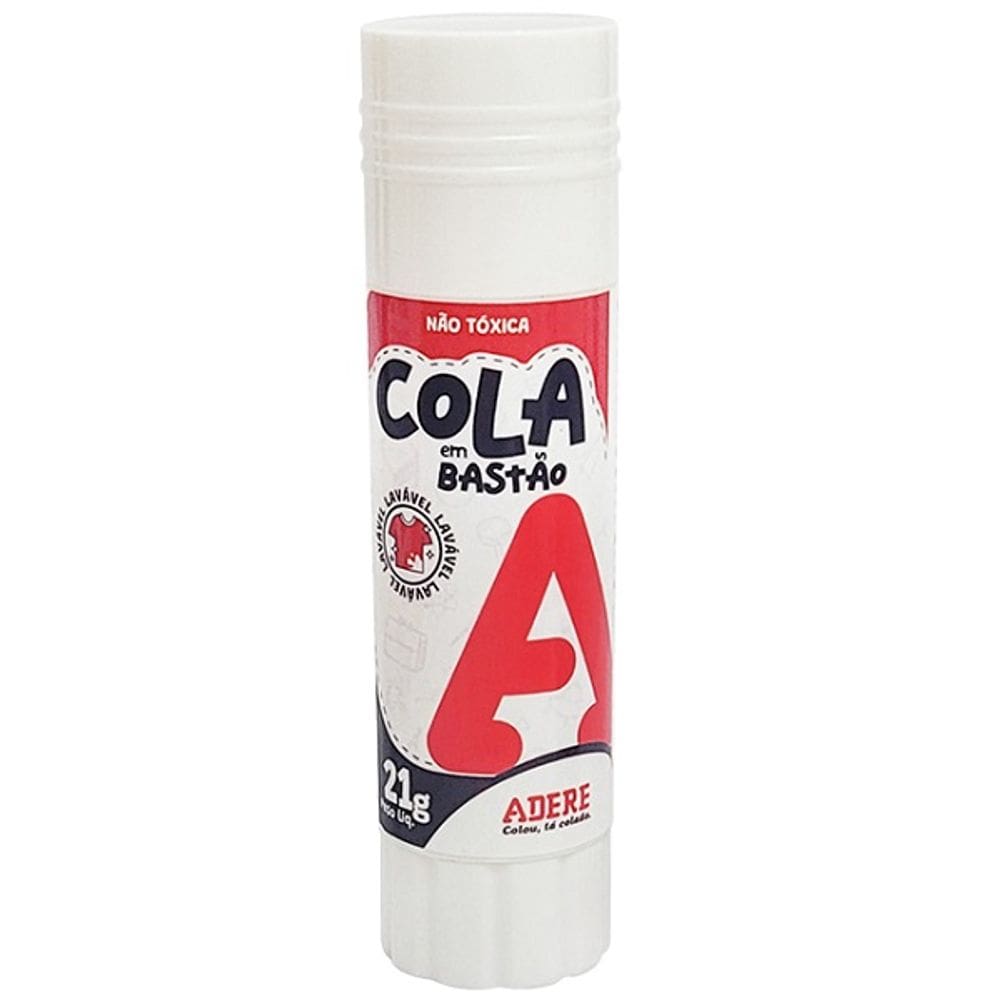 Cola Bastao Escolar Branca Adere 21G