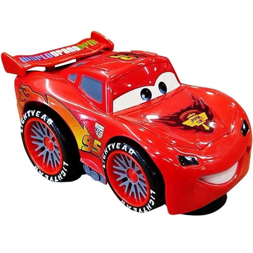 Carrinho Bate e Volta Pixar Carros Mcqueen 14CM TOYNG