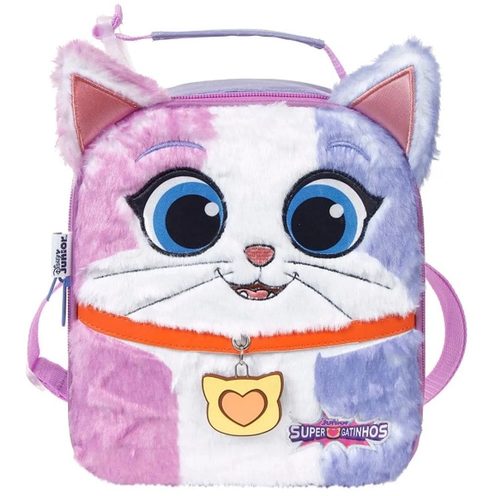 Lancheira Termica Infantil Super Gatinhos Disney Junior Dermiwil