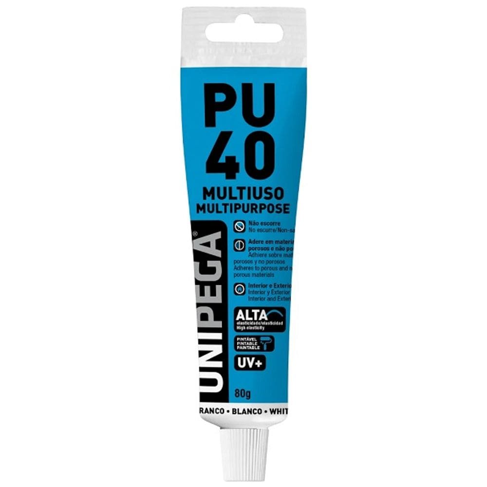 Selante PU40 Multiuso Branco 80G Unipega