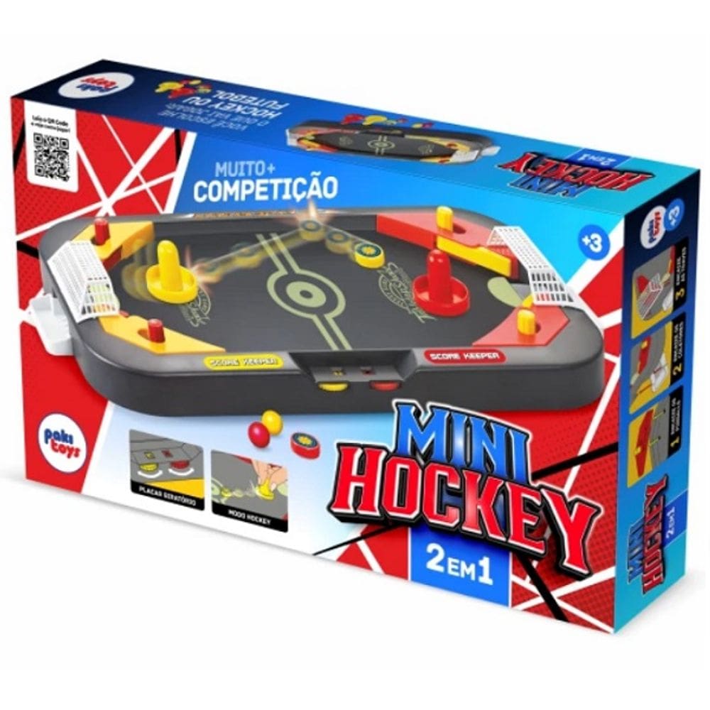 Jogo Mini Hockey Pakitoys
