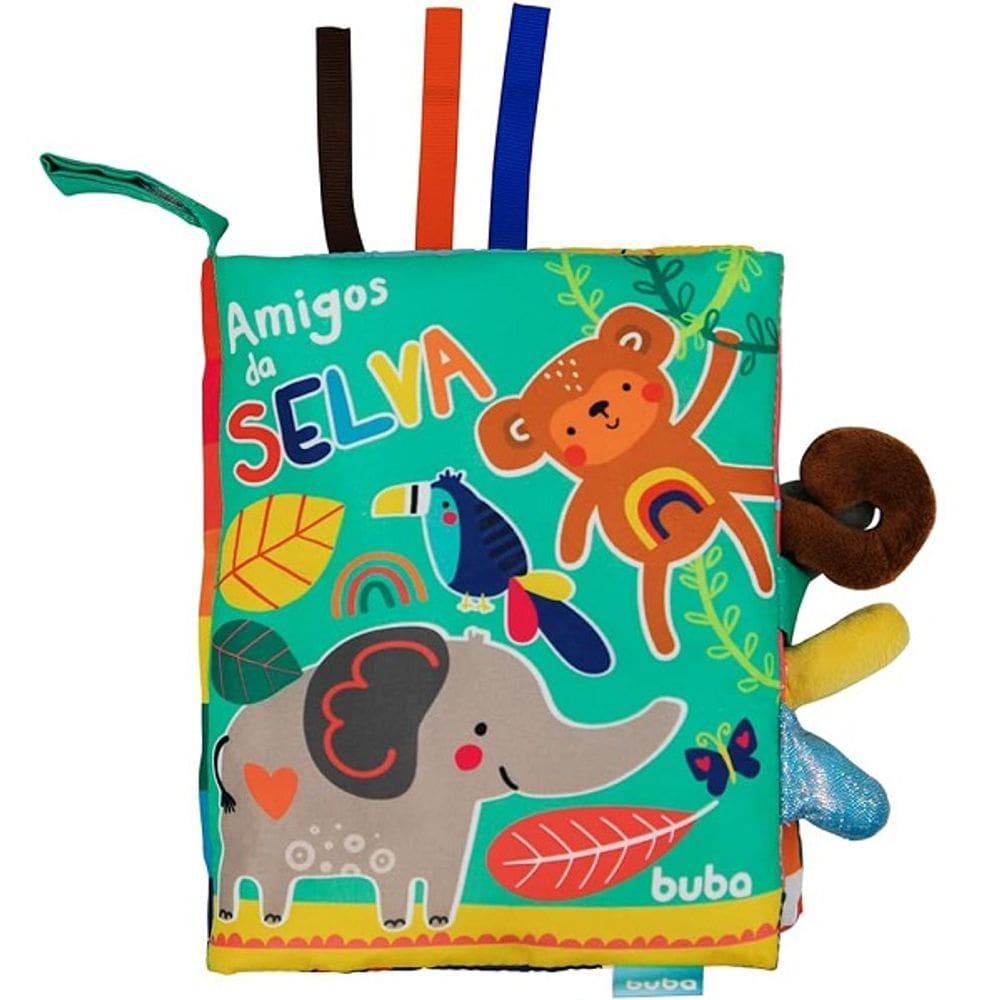 Livrinho de Atividades Jungle Sensorial Infantil Buba