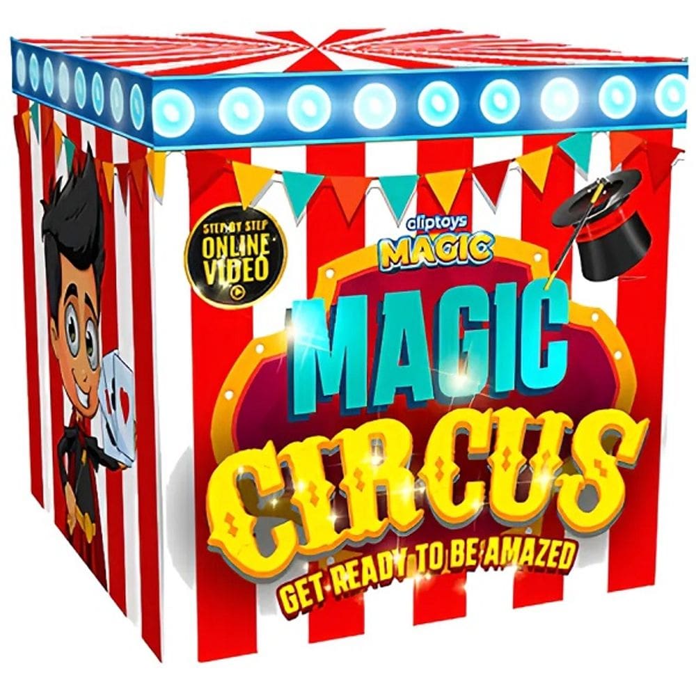 Kit de Magica Magic Circus com 75 Truques FUN