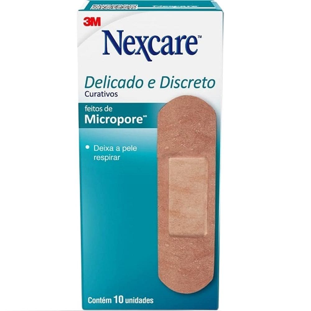 Curativo Micropore Nexcare 10 Unidades