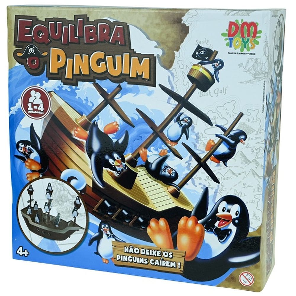 Jogo Equilibra o Pinguim DM TOYS