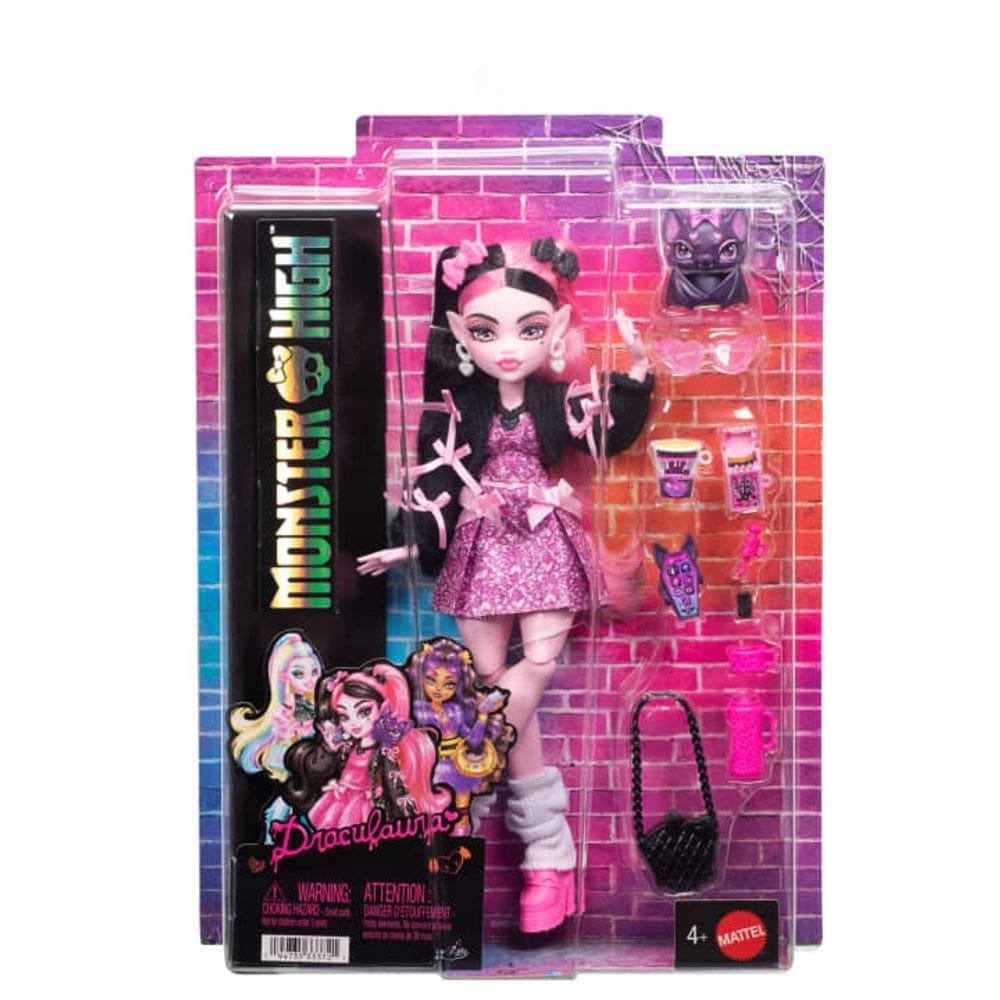 Boneca Monster Higi Fashion - Draculaura - Mattel Jhk29