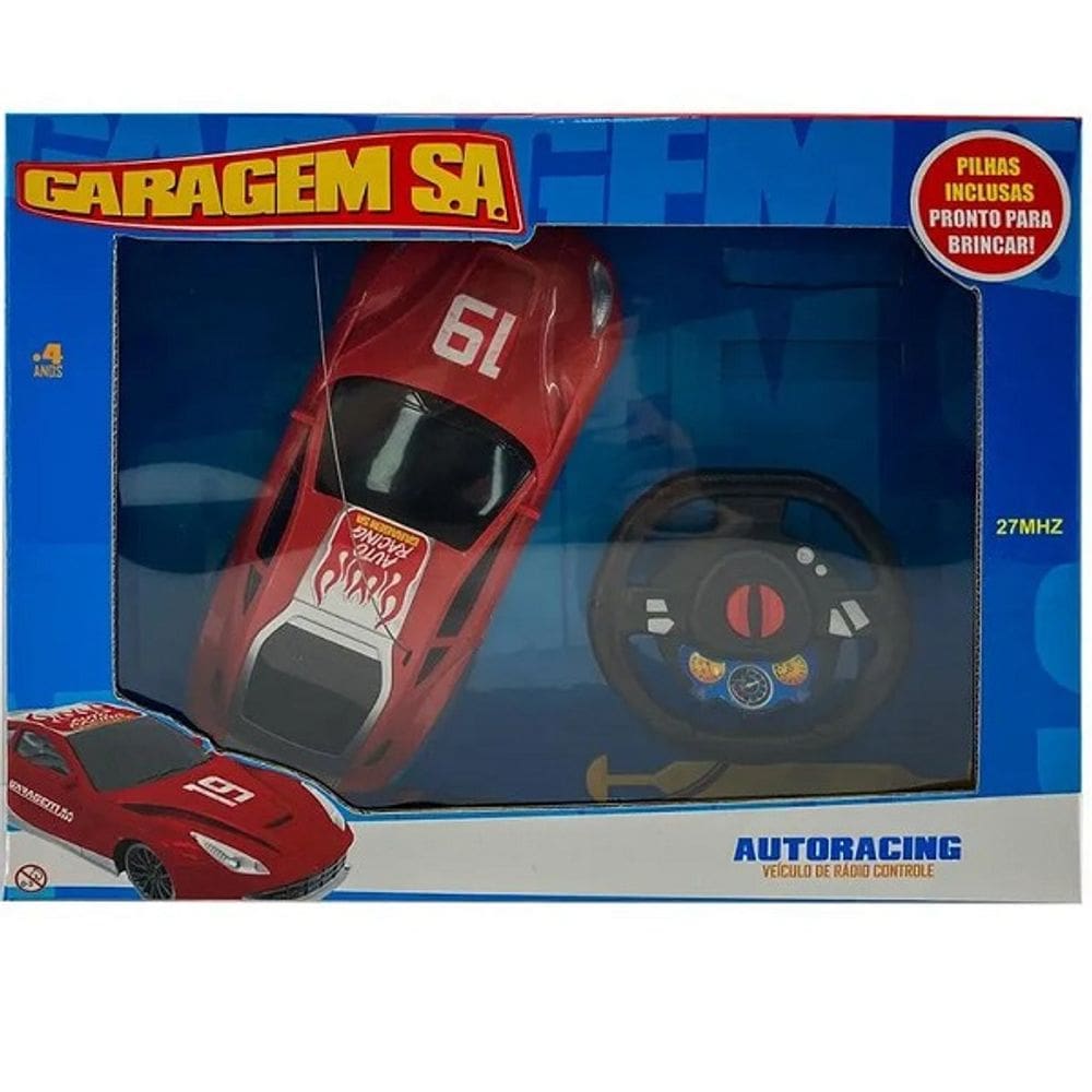 Carrinho de Controle Remoto Autoracing Garagem SA Candide
