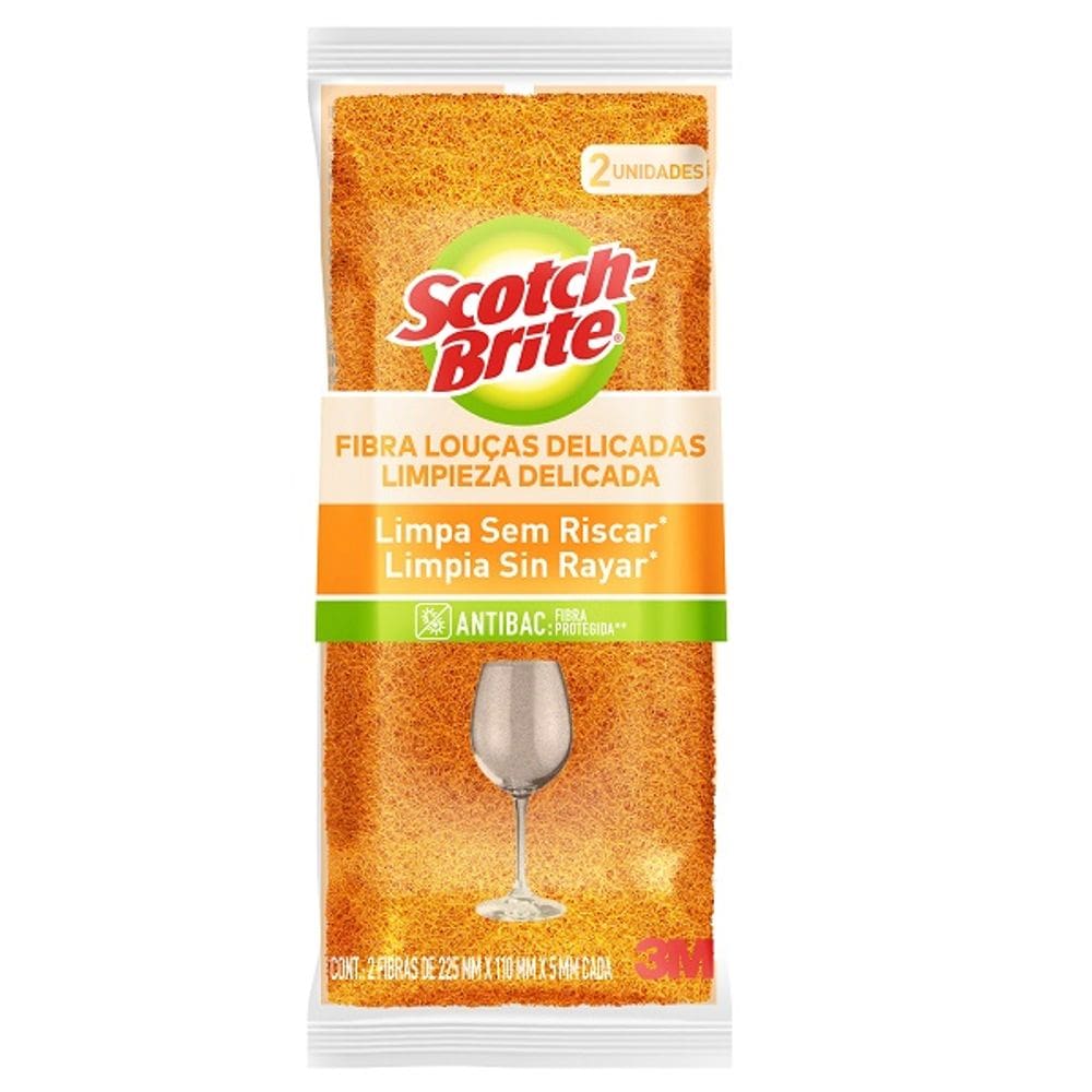 Fibra Louças Delicadas SCOTCH com 2 Unidades