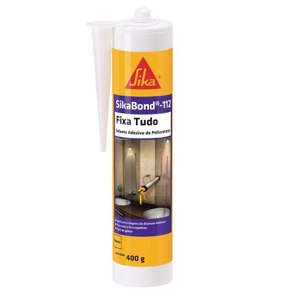 Selante Sikabond 112 Fixa Tudo Branco 400G