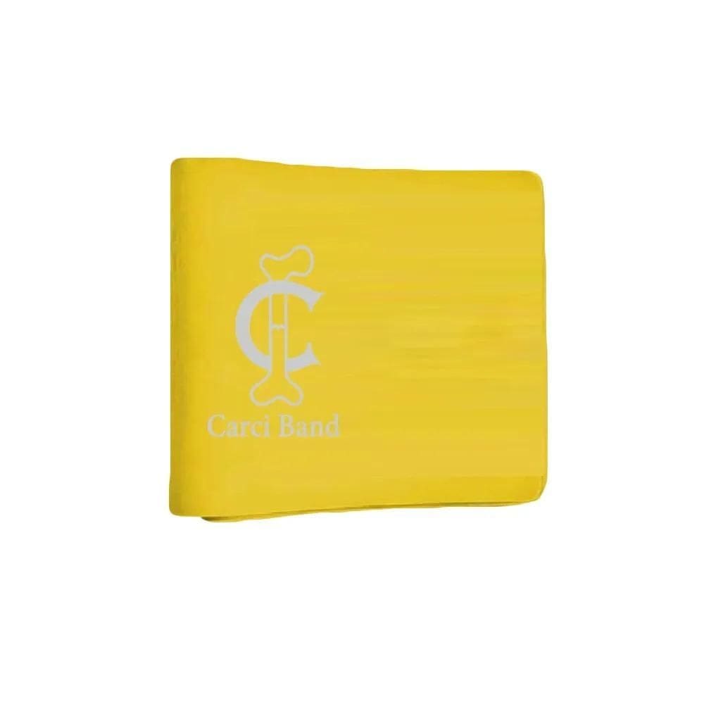 Faixa Elástica Carci Band Amarelo Resistência Extra Leve 1,5