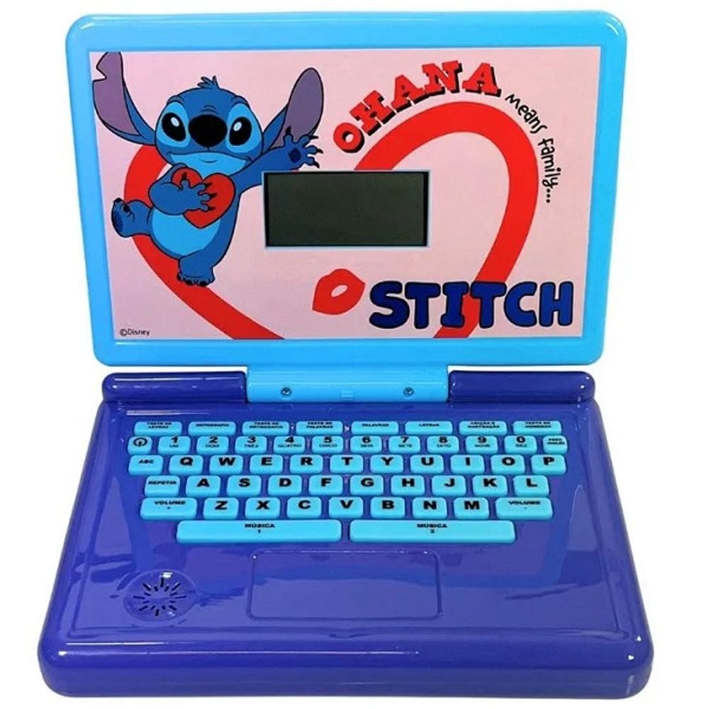 Minigame Notebook STITCH com Tela Incorporada Candide