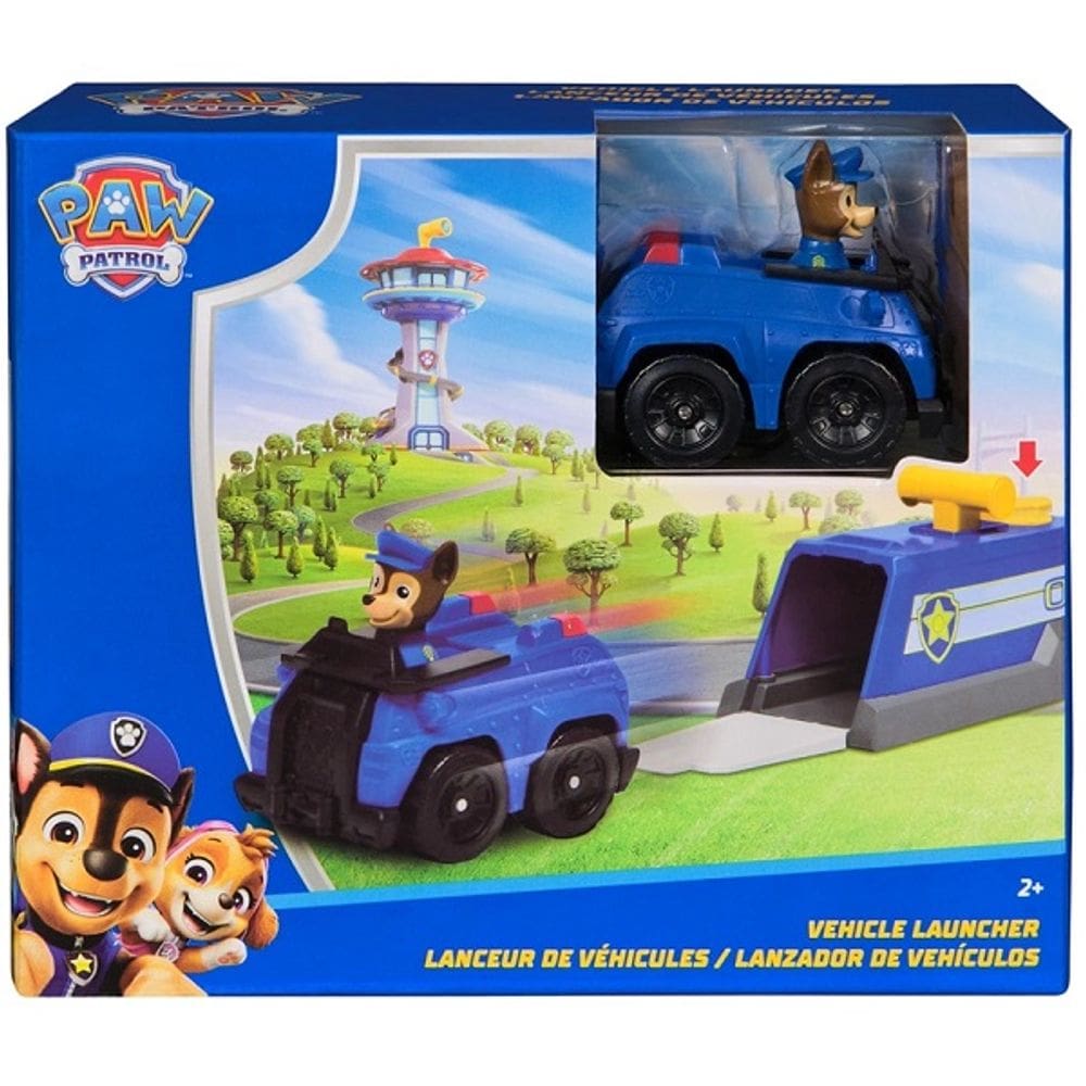 Patrulha Canina Mini Playset Lancador de Veiculo Chase