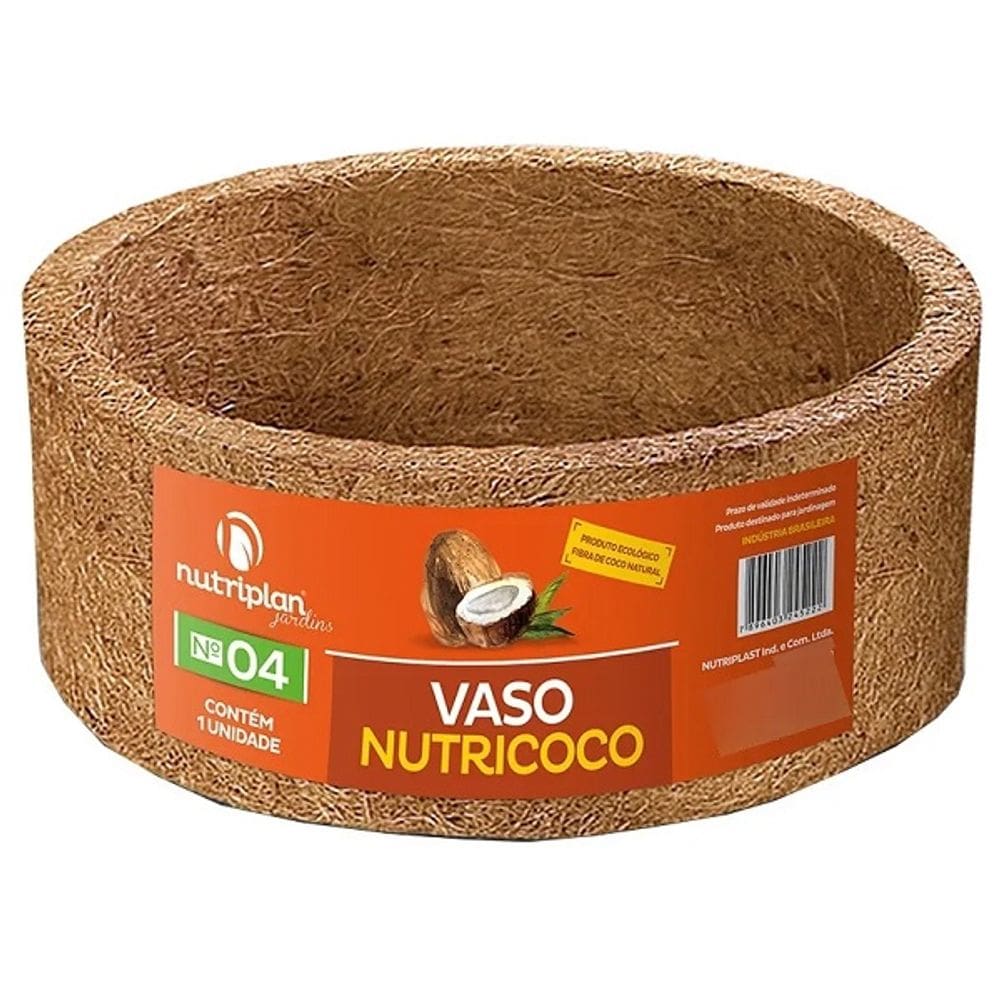 Vaso Nutricoco de Fibra Coco N4 Nutriplan