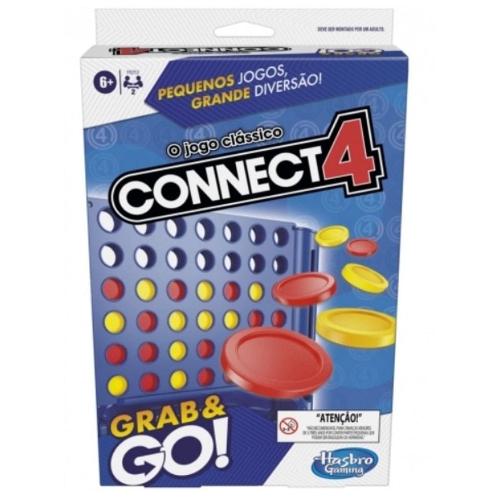 Jogo Connect 4 GRAB & GO Hasbro F8253