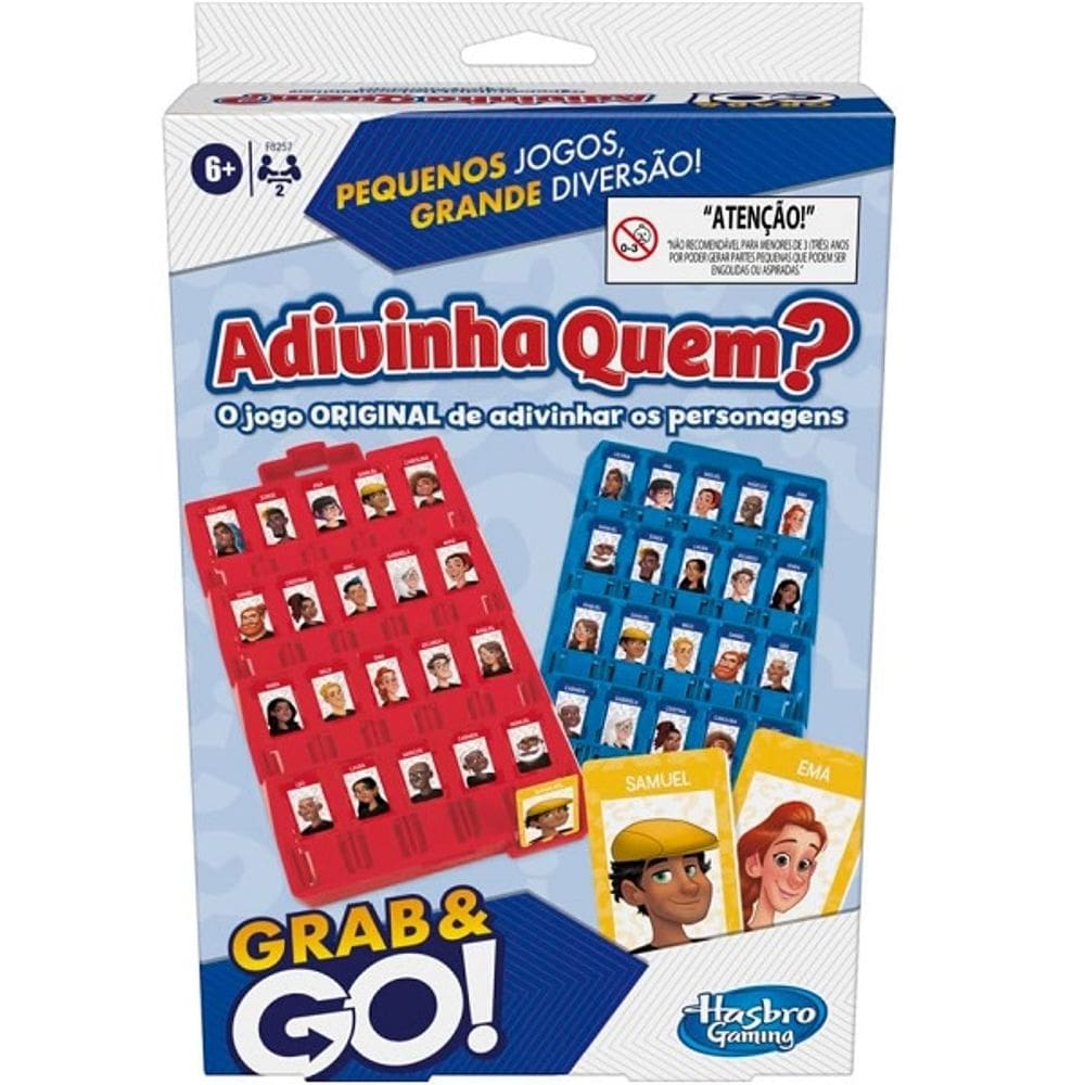 Jogo Adivinha Quem GRAB & GO Hasbro F8257
