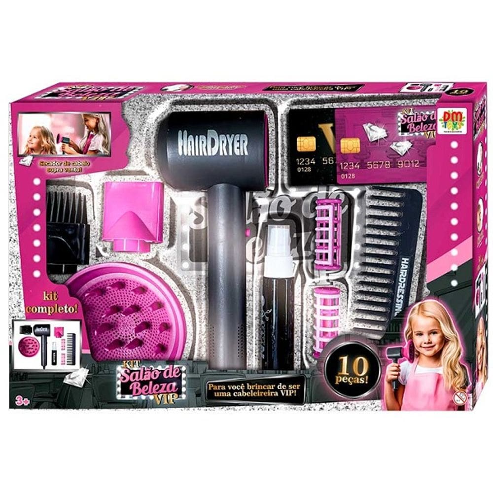 Kit KIT Salao de Beleza VIP Infantil DM TOYS