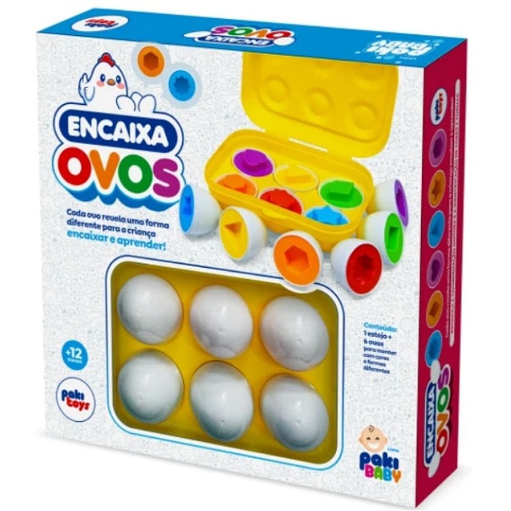 Brinquedo Encaixa OVO Pakitoys