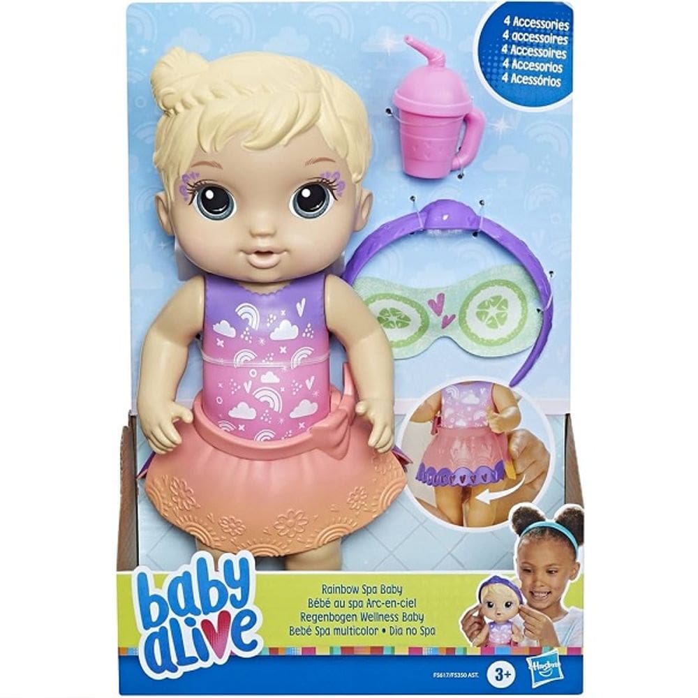 Boneca BABY Alive Dia NO SPA Loira Hasbro F5617