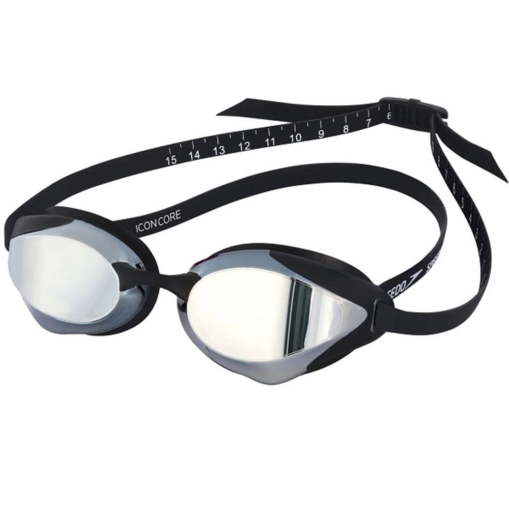 Oculos de Nataçao Speedo ICON Core MR Preto Fume Espelhado